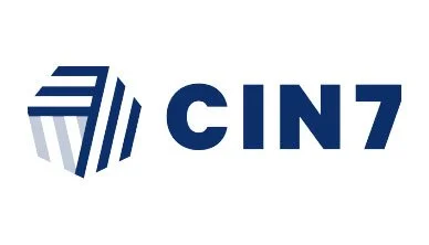 CIN7 logo with a geometric icon and bold text