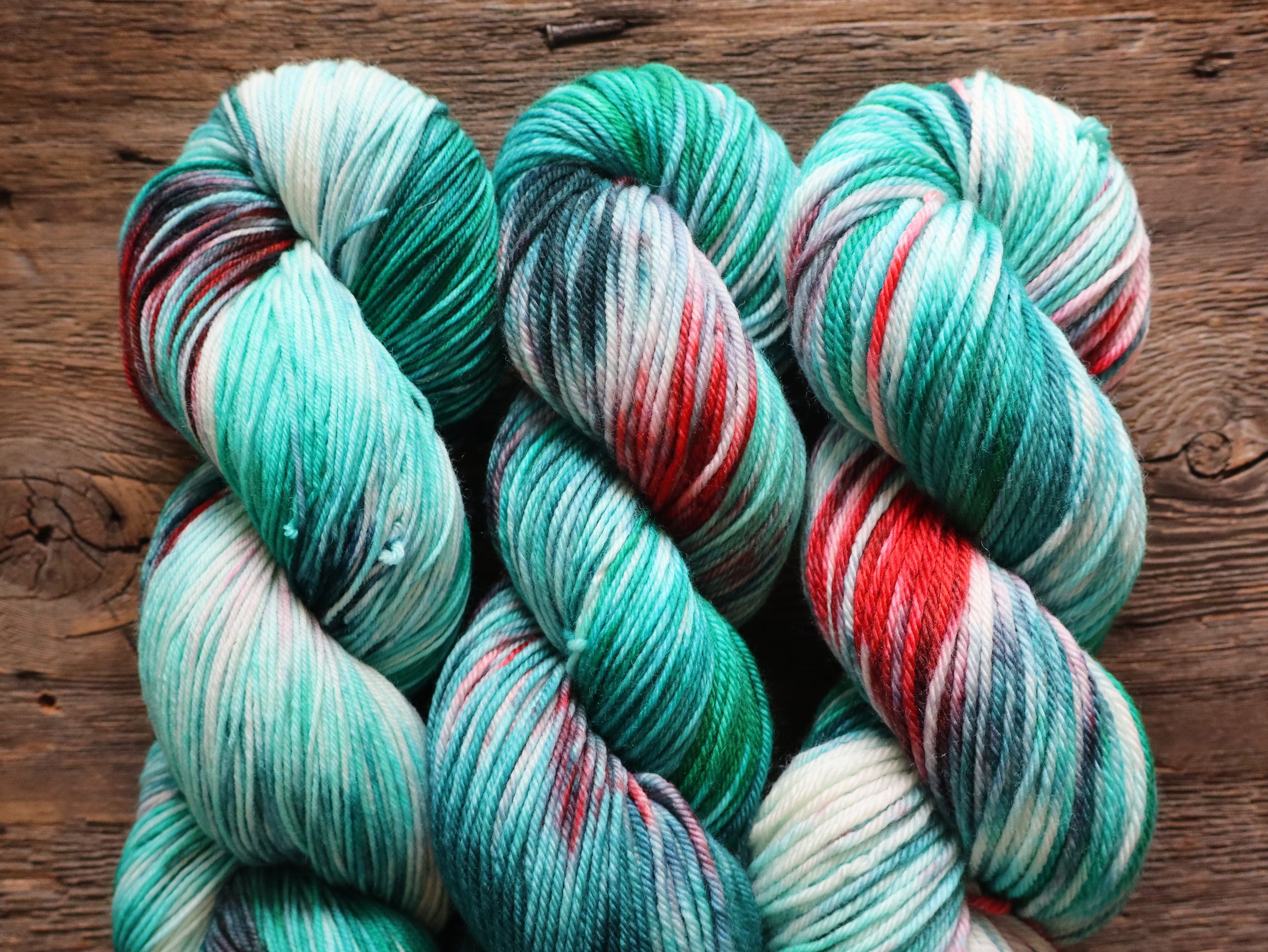 Downeast Suppa variegated yarn