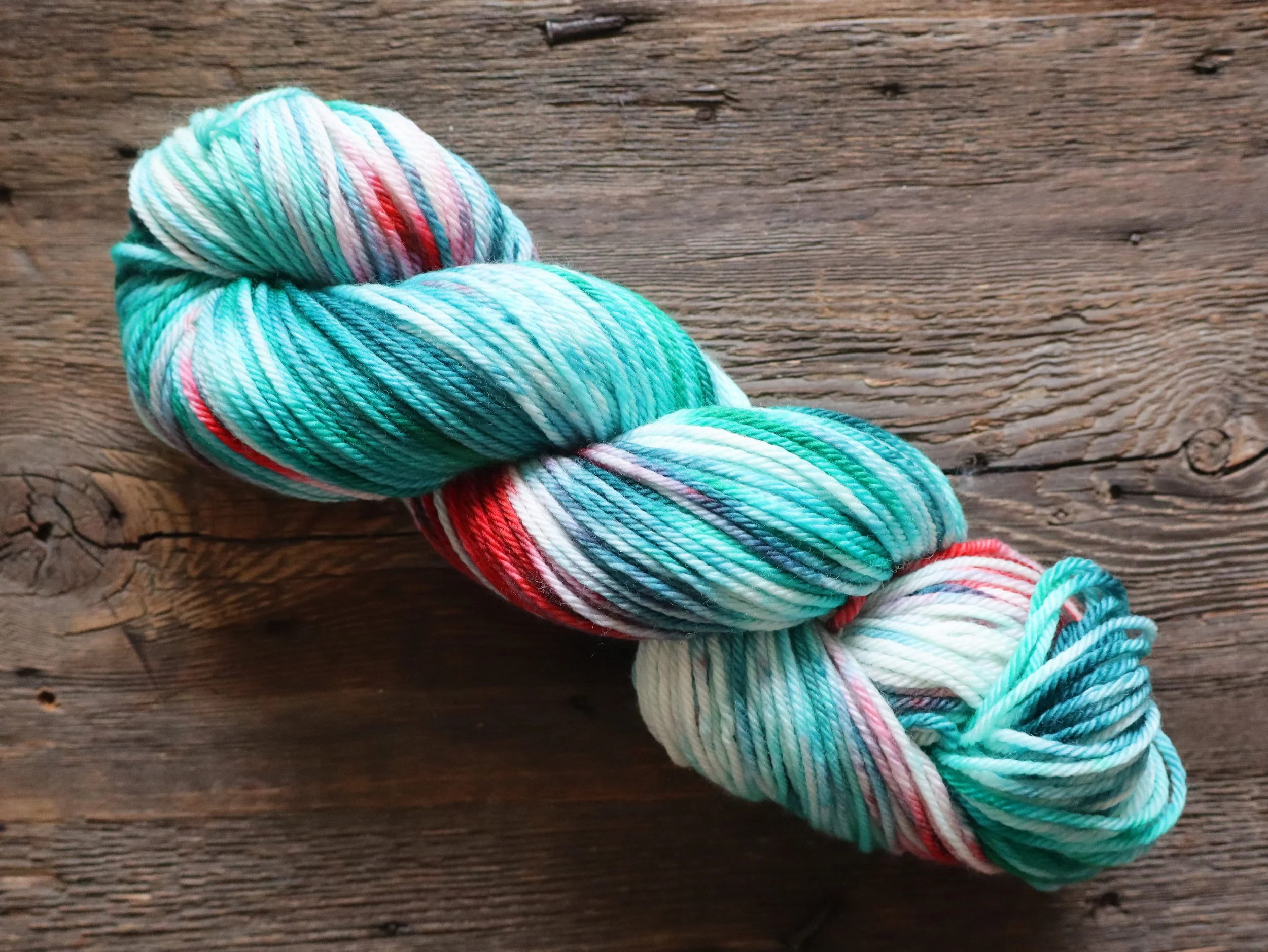 Downeast Suppa variegated yarn