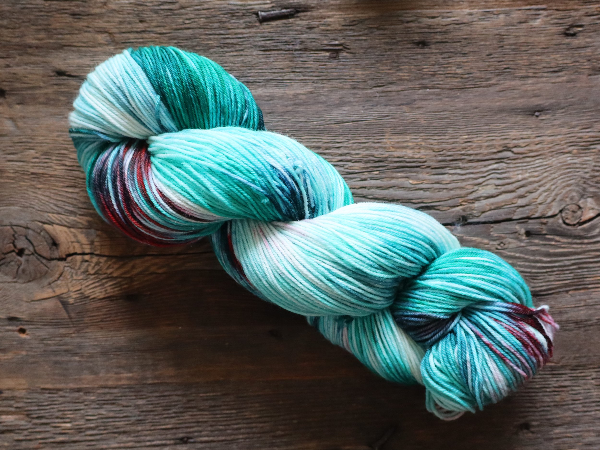 Downeast Suppa variegated yarn
