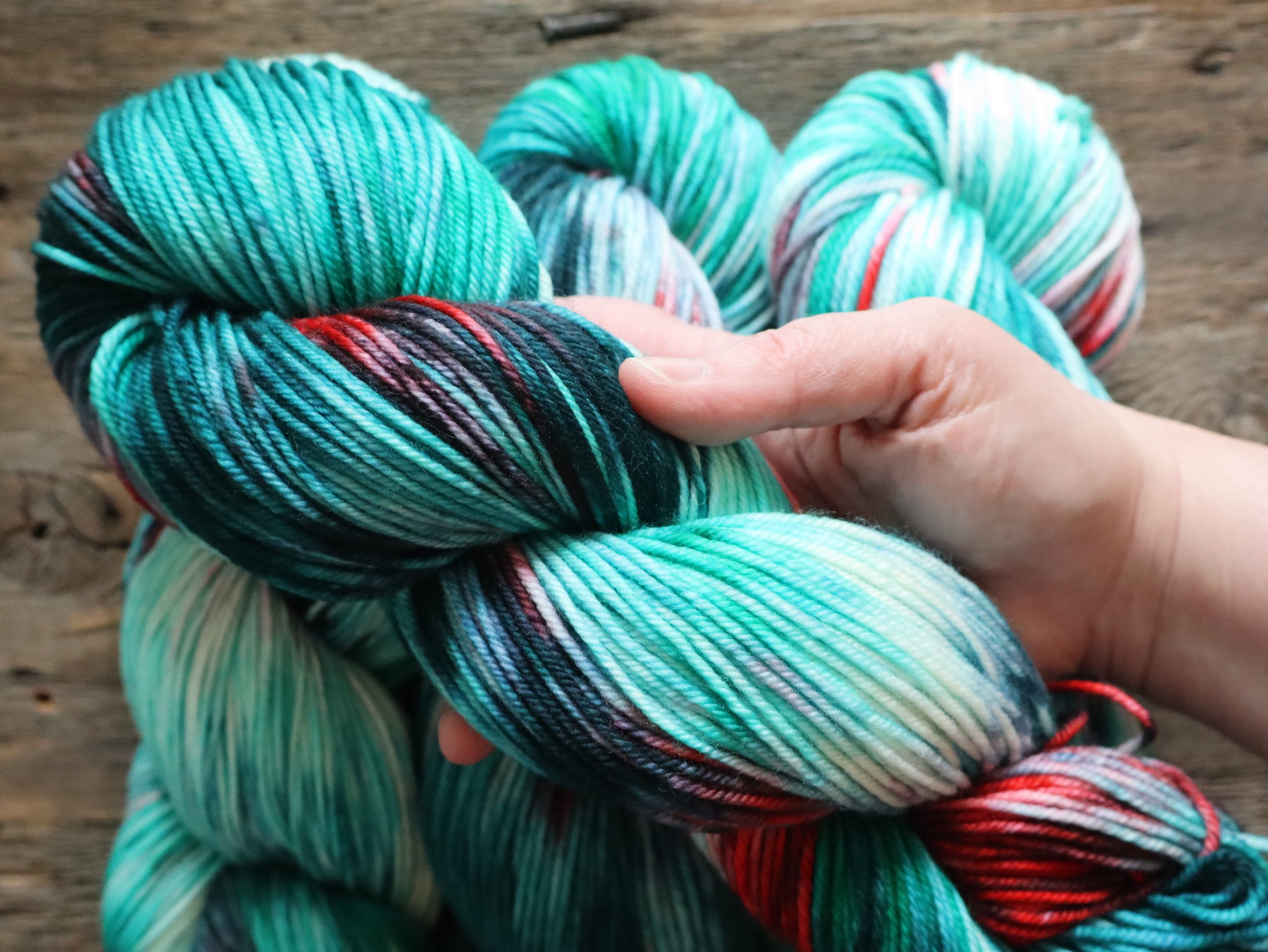 Downeast Suppa variegated yarn