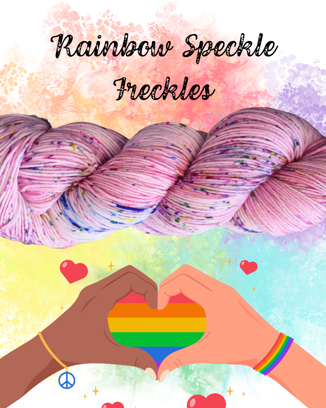 Rainbow Speckle Freckles