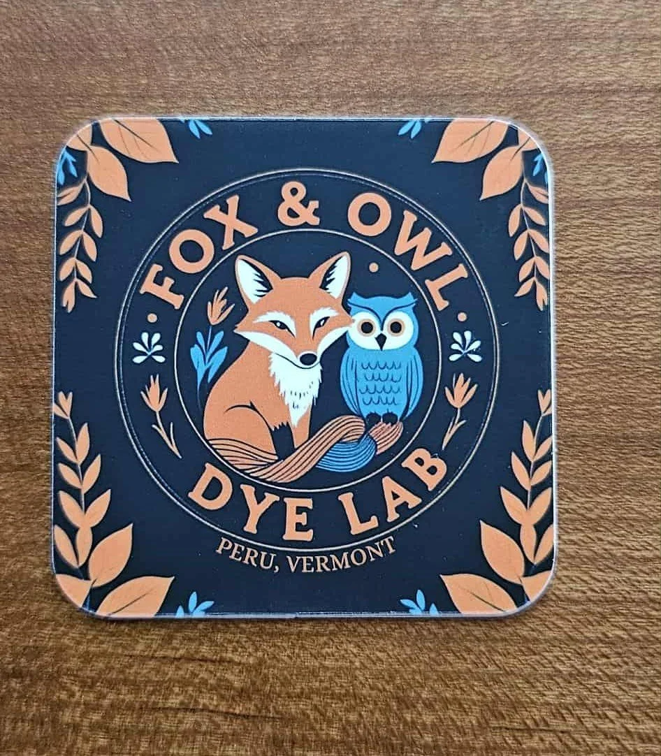 Fox & Owl Dye Lab Sticker