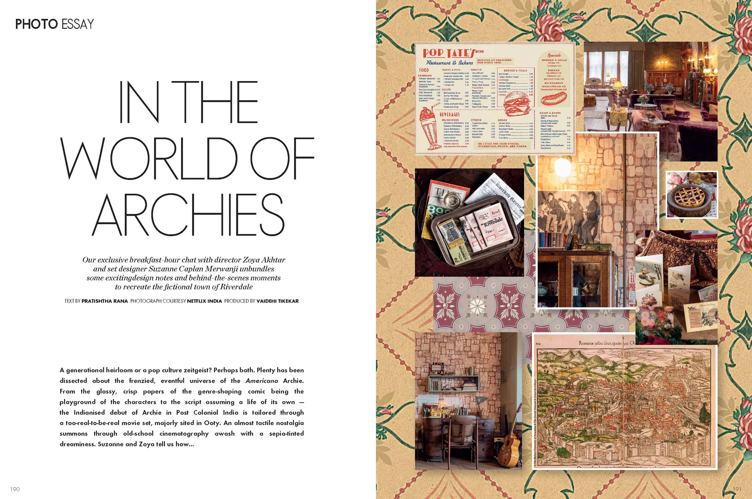 A look into the set design of Archies: The Movie: Directed by Zoya Akhtar, designed by Suzanne Caplan Merwanji