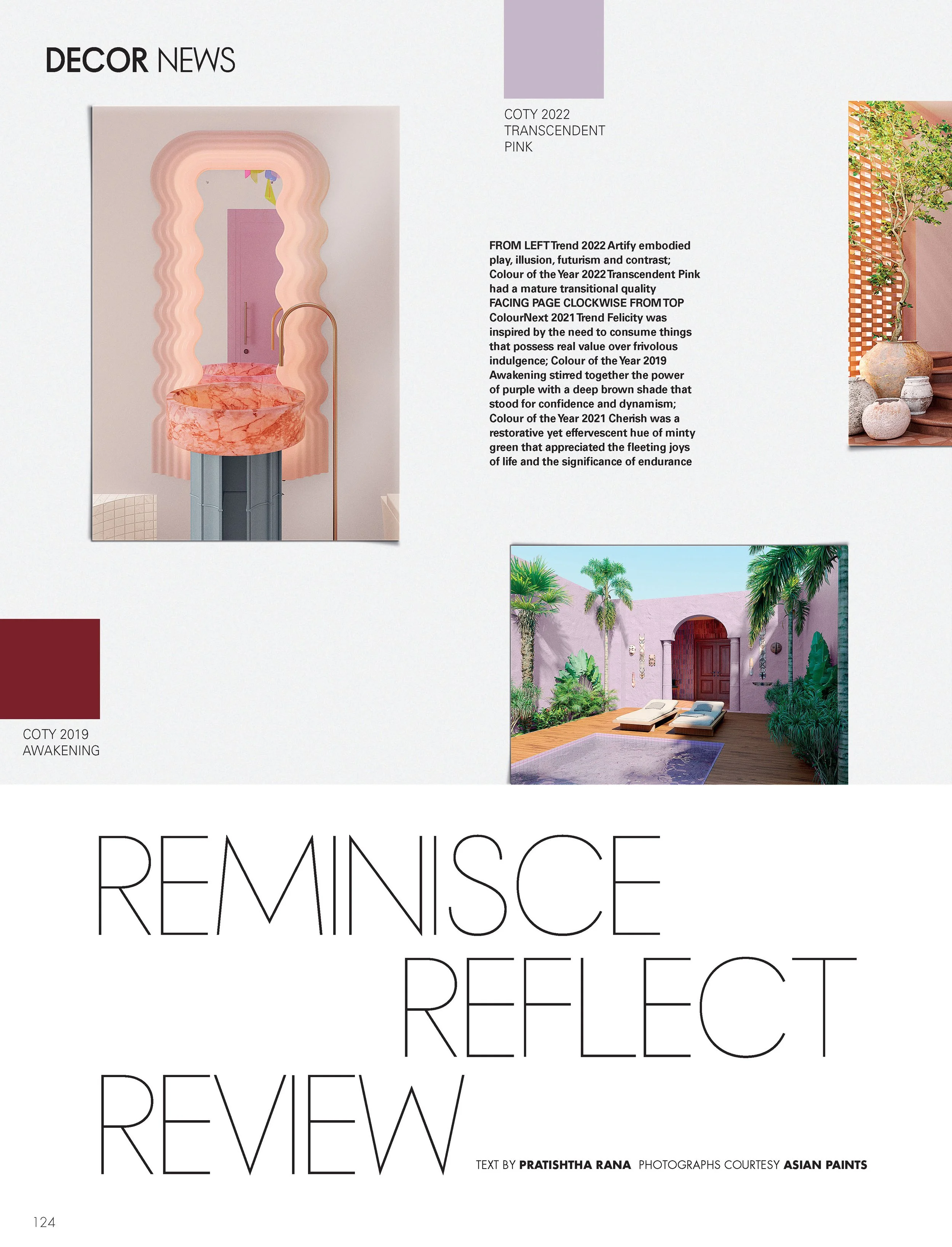 Asian Paint Colour Forecast throught the years