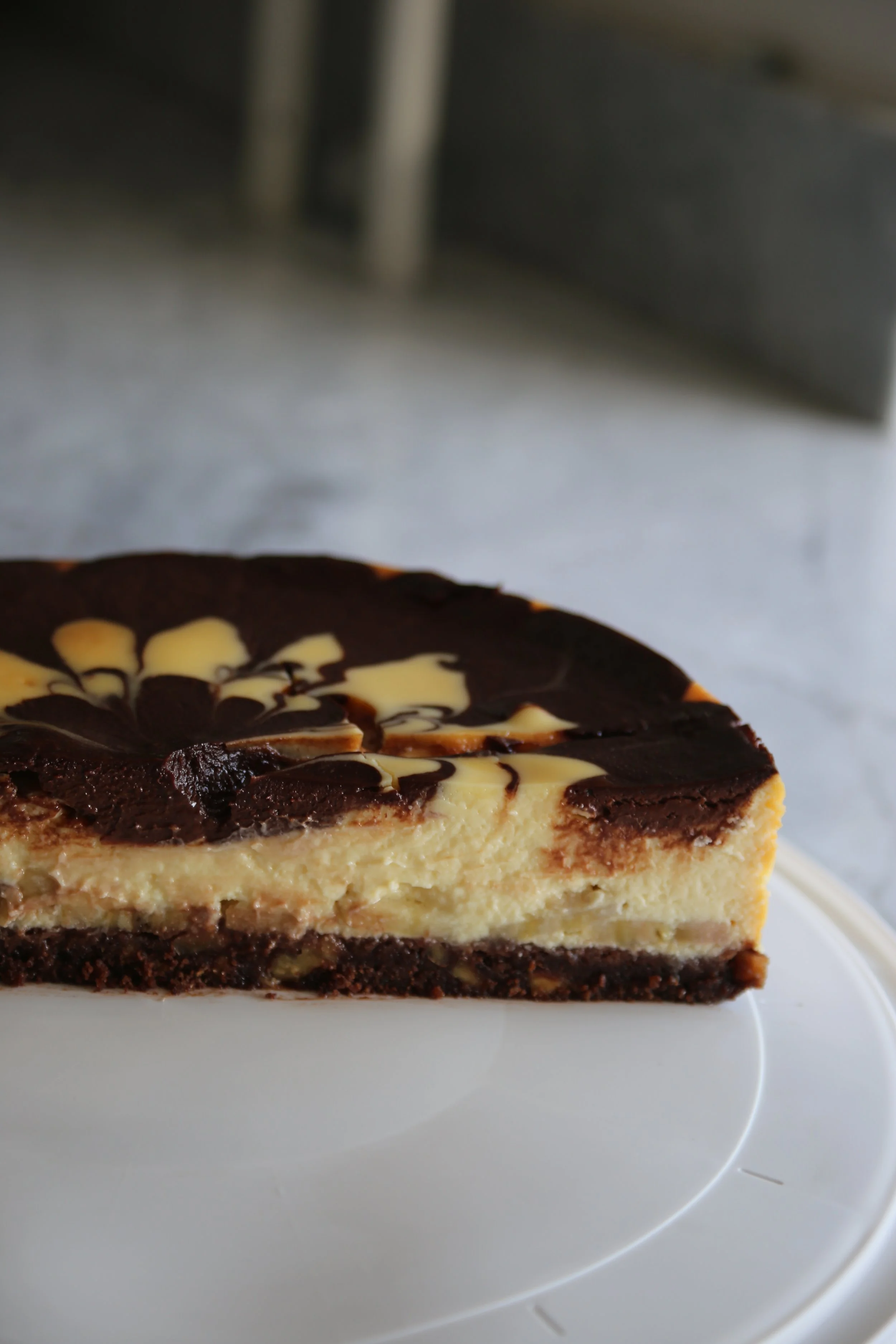 Banana Swirl Cheesecake