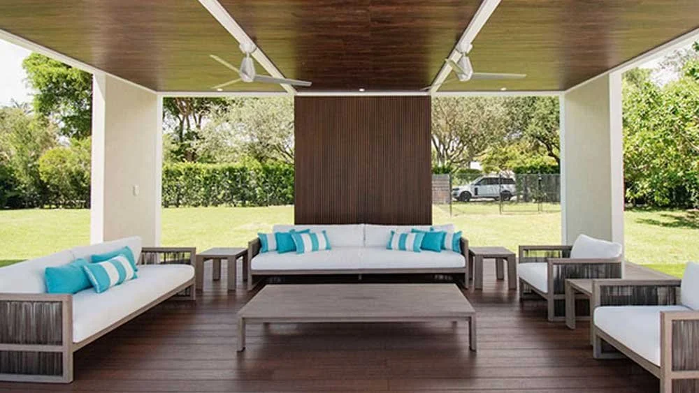 Louvered pergola built to support year-round outdoor enjoyment in Long Island, NY