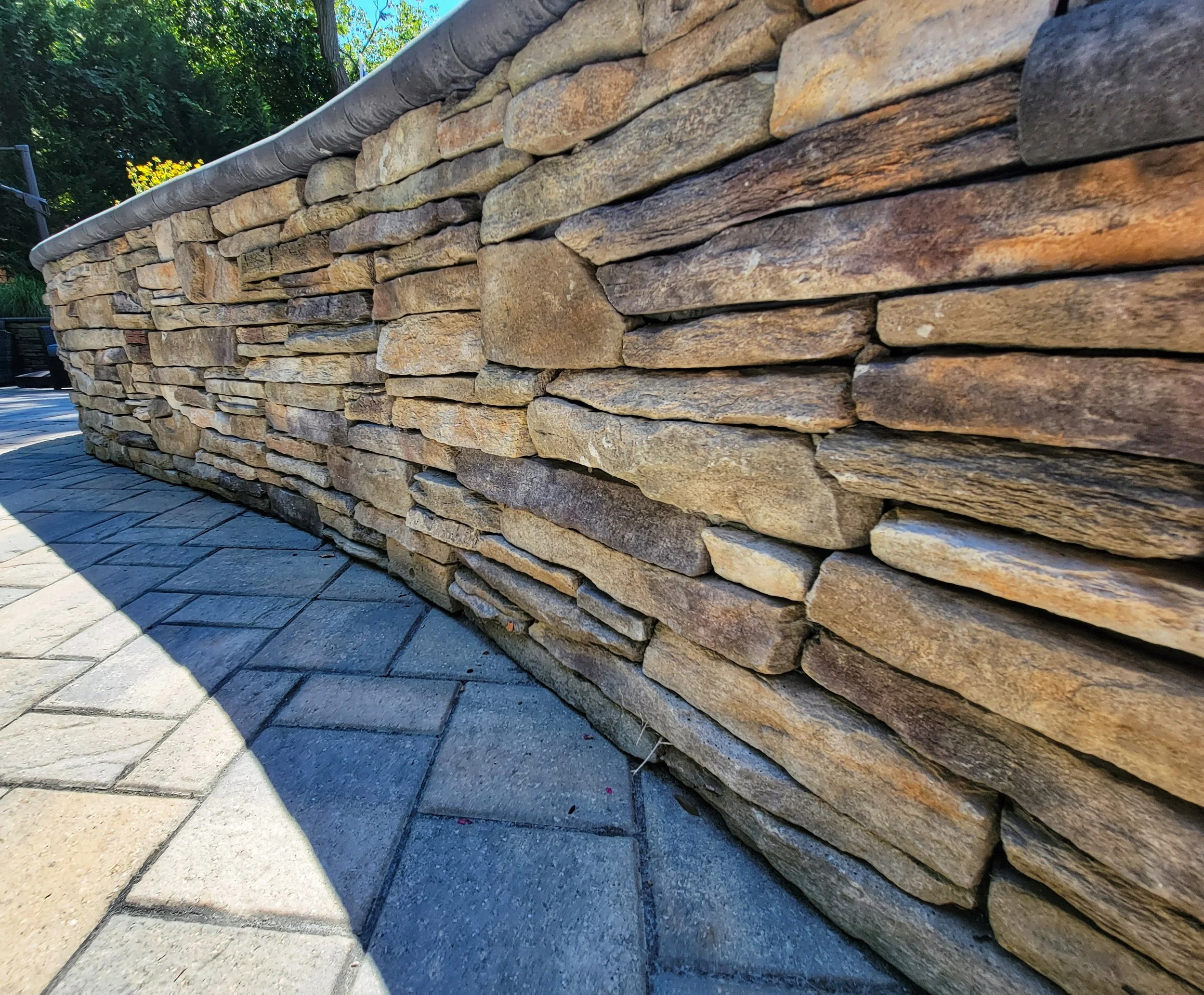 Custom masonry elements designed to complement traditional home styles in Smithtown, NY