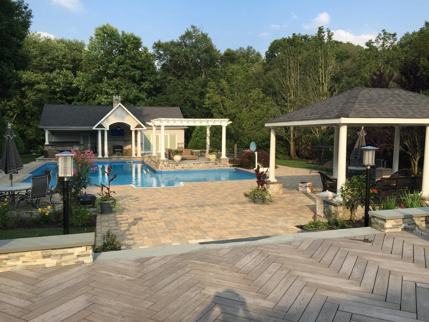 Ways That a Gazebo Can Enhance Your Poolside Landscaping in Port Jefferson, NY