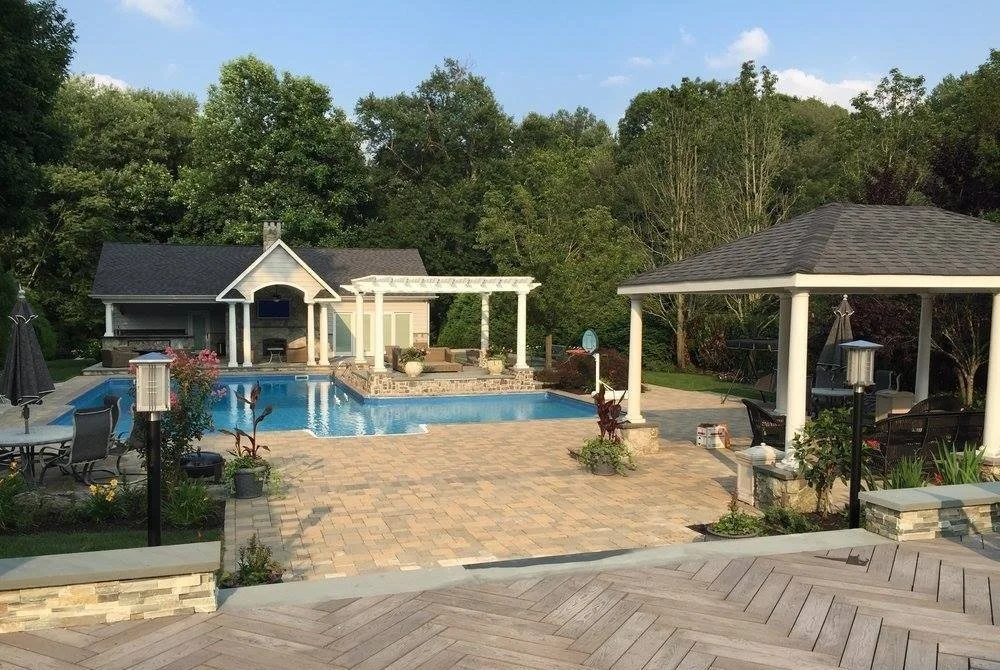 How to Create an Outdoor Living Space Centered Around a Gazebo in Old Westbury and Setauket, NY