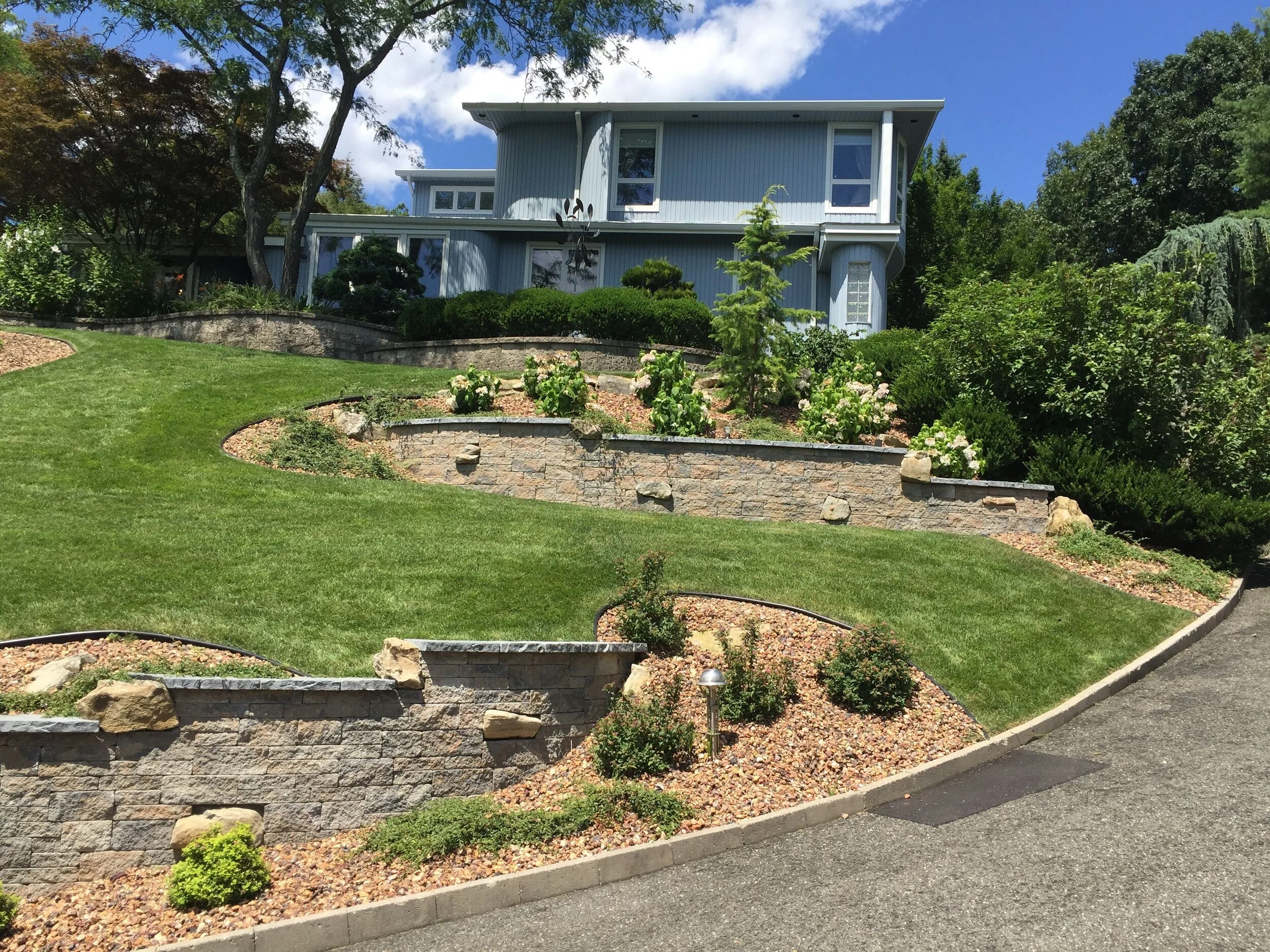 Creating Focal Features Using Masonry in Huntington, NY