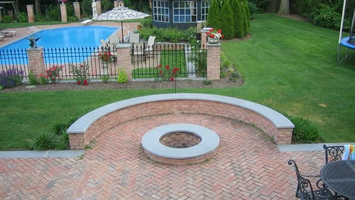 Permanent Seating Designs for an Inviting NY Backyard