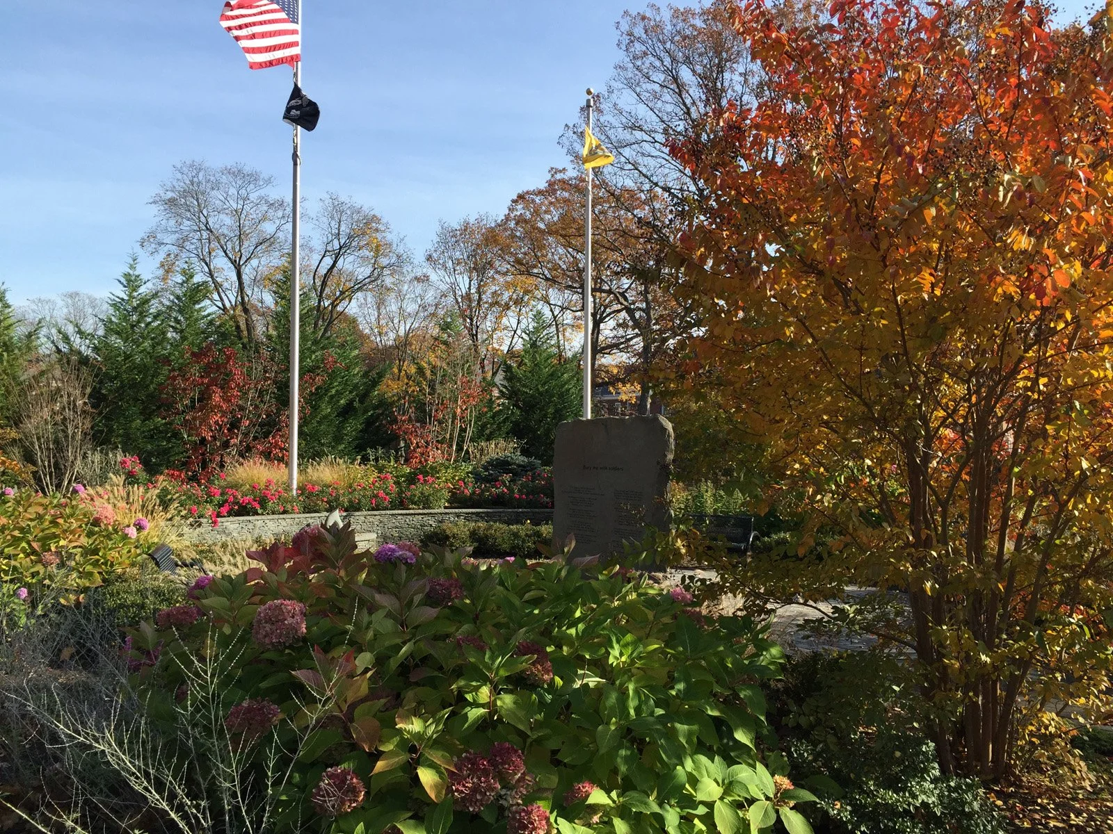 Professional memorial garden landscape design in Long Island, NY