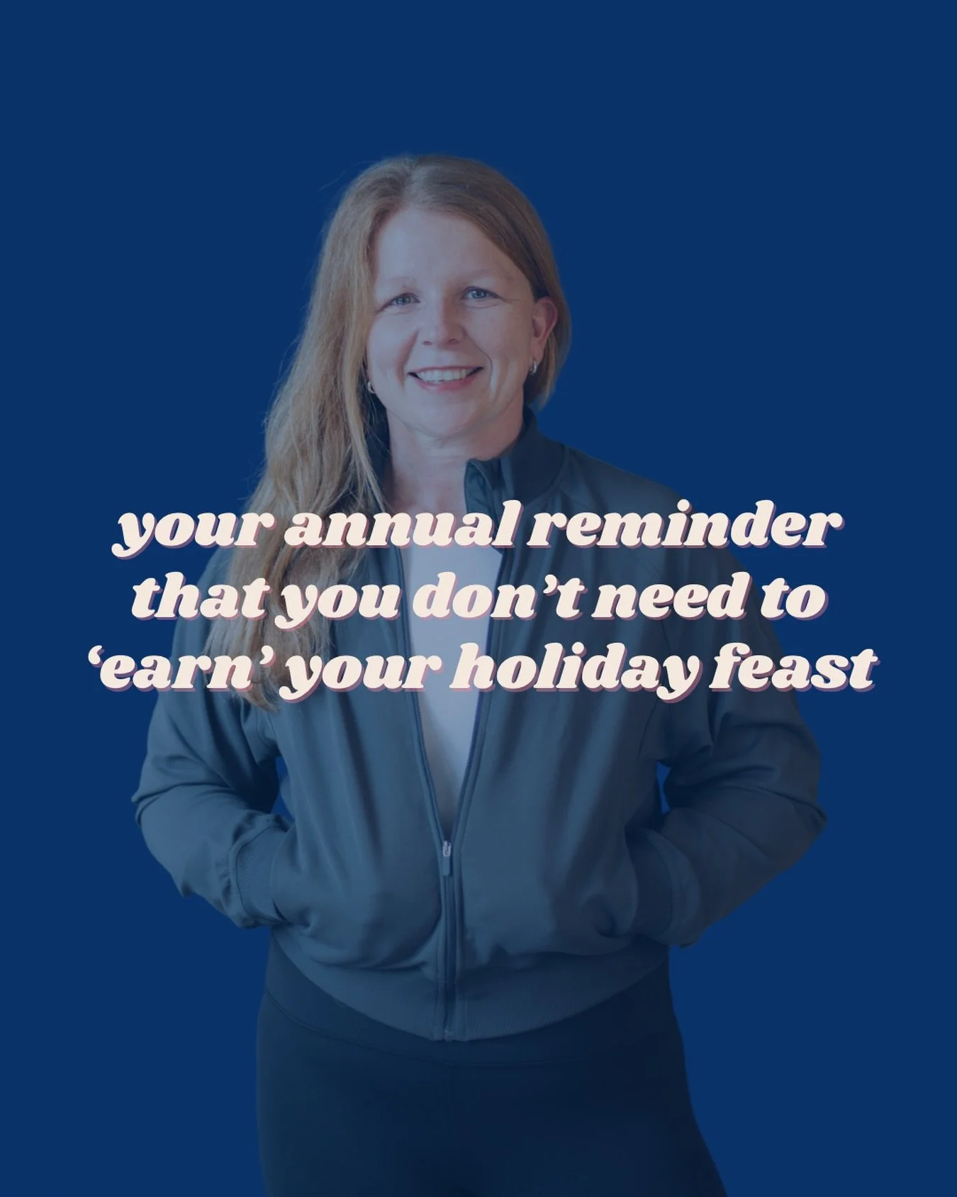 A good time of year to unfollow anyone who makes you feel this way.

Connection with your people brings far more health benefits and outweighs a day (or two) of over indulgence. Don&rsquo;t let the stress rule your holidays. 🫶