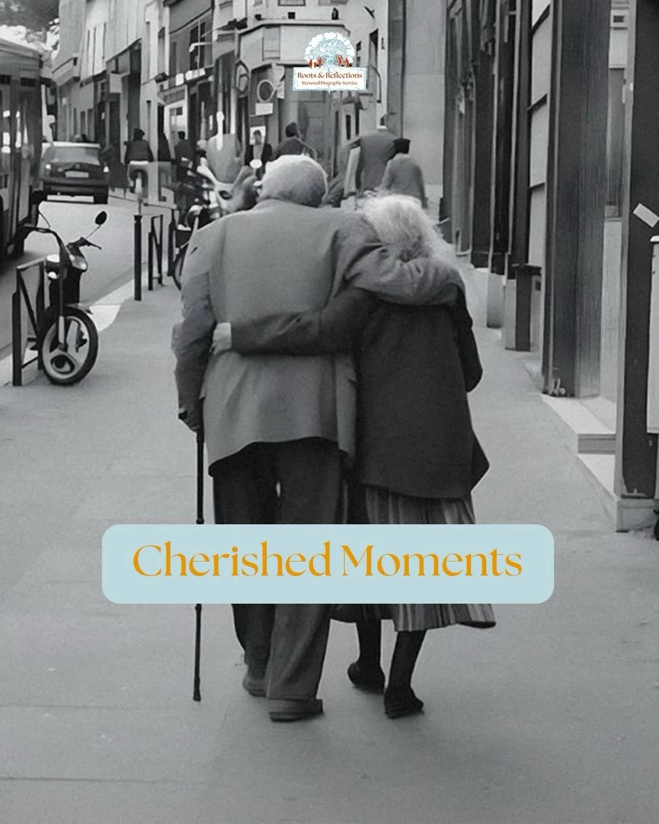 The moments I treasure most are the quiet ones with the people I love, a shared laugh, a hug, or simply being together. These are the memories I want to hold onto, the ones that will stay with me forever.

At Roots and Reflections, I help you preserv