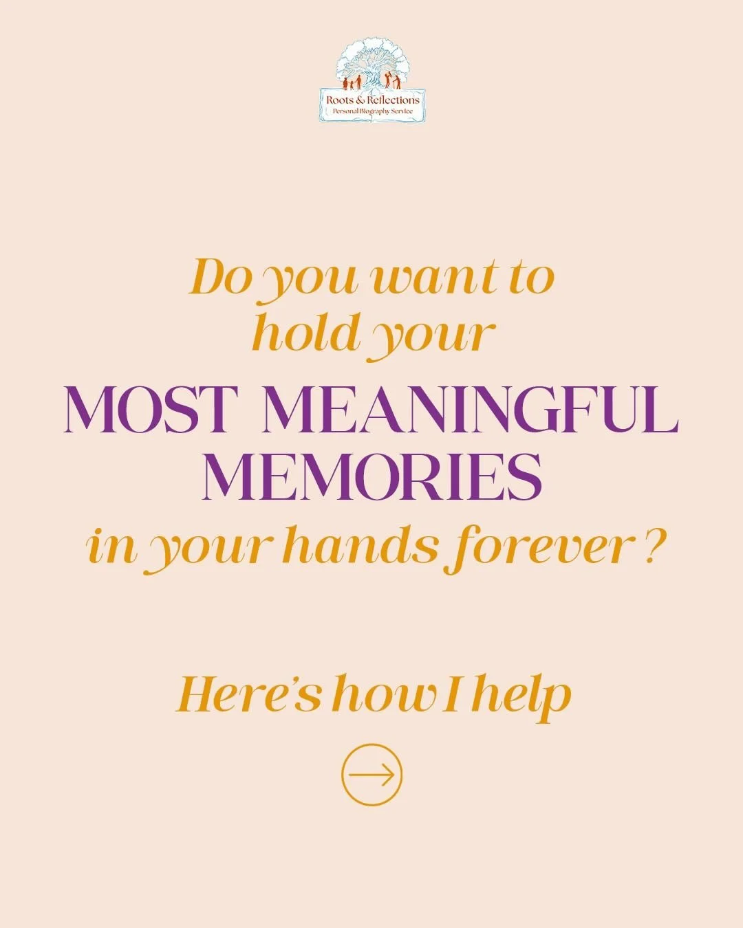 I believe your story deserves more than just memories&mdash;it deserves to be preserved, felt, and passed on in a way that truly reflects you. Every chapter of your life holds meaning, and I&rsquo;m here to listen, understand, and gently transform th