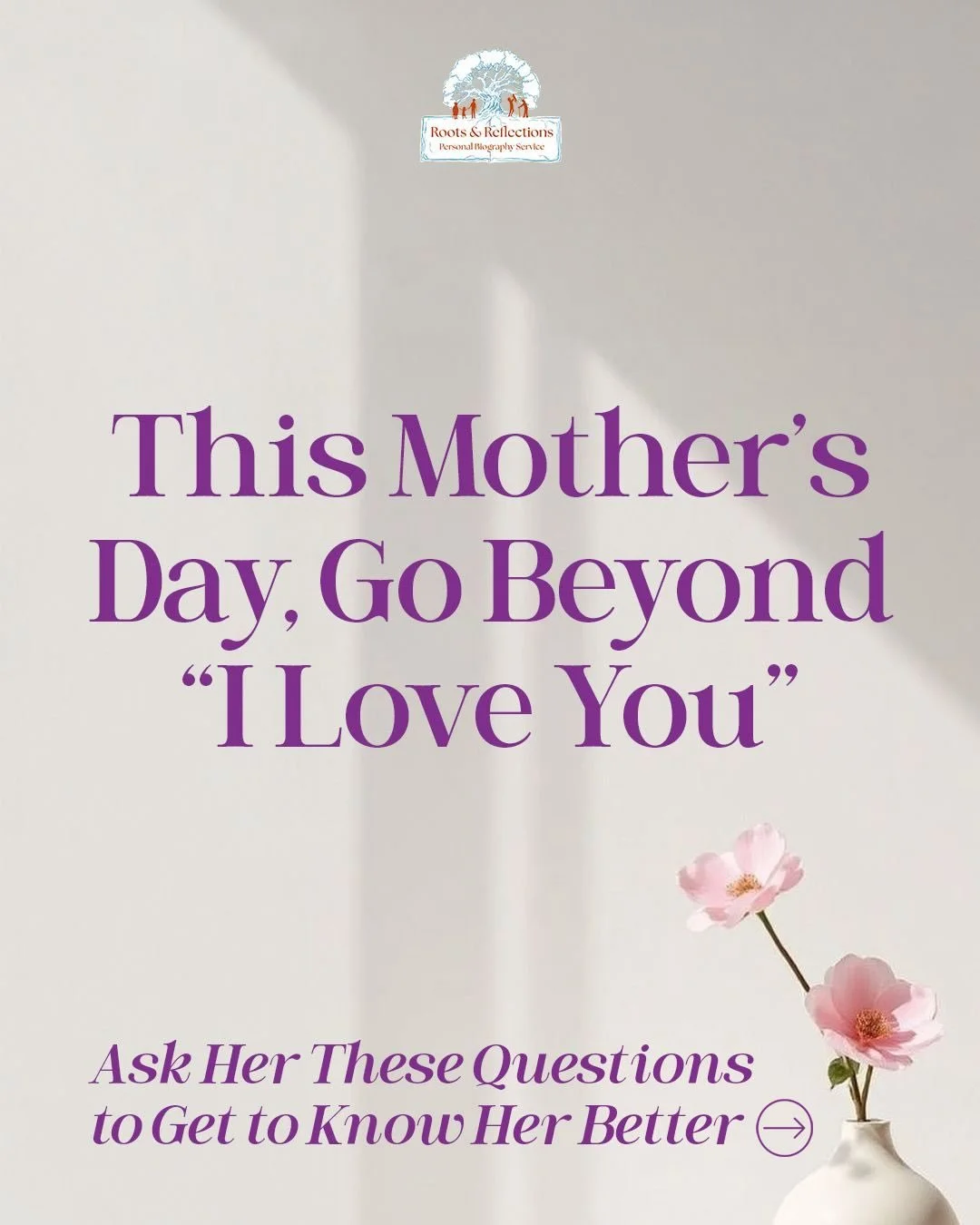 I&rsquo;ve been thinking about how little I truly know about my mother&rsquo;s journey, and how much I still want to understand beyond our everyday conversations.

This Mother&rsquo;s Day, go beyond celebration and take a moment to truly know her sto