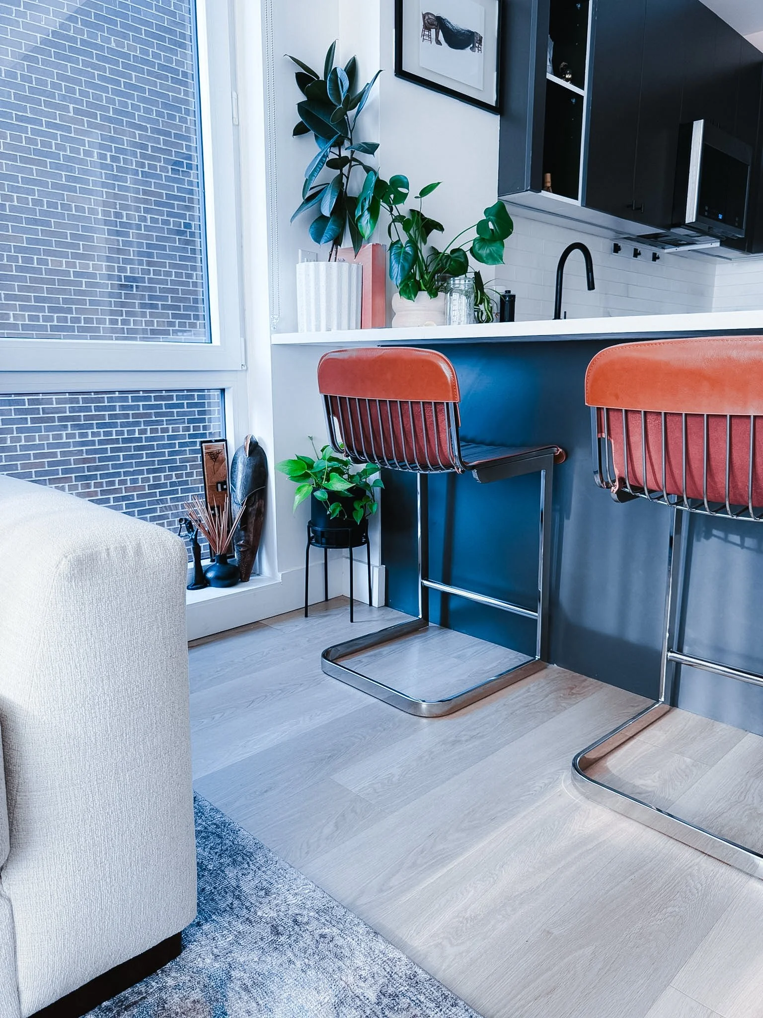 A modern kitchen.