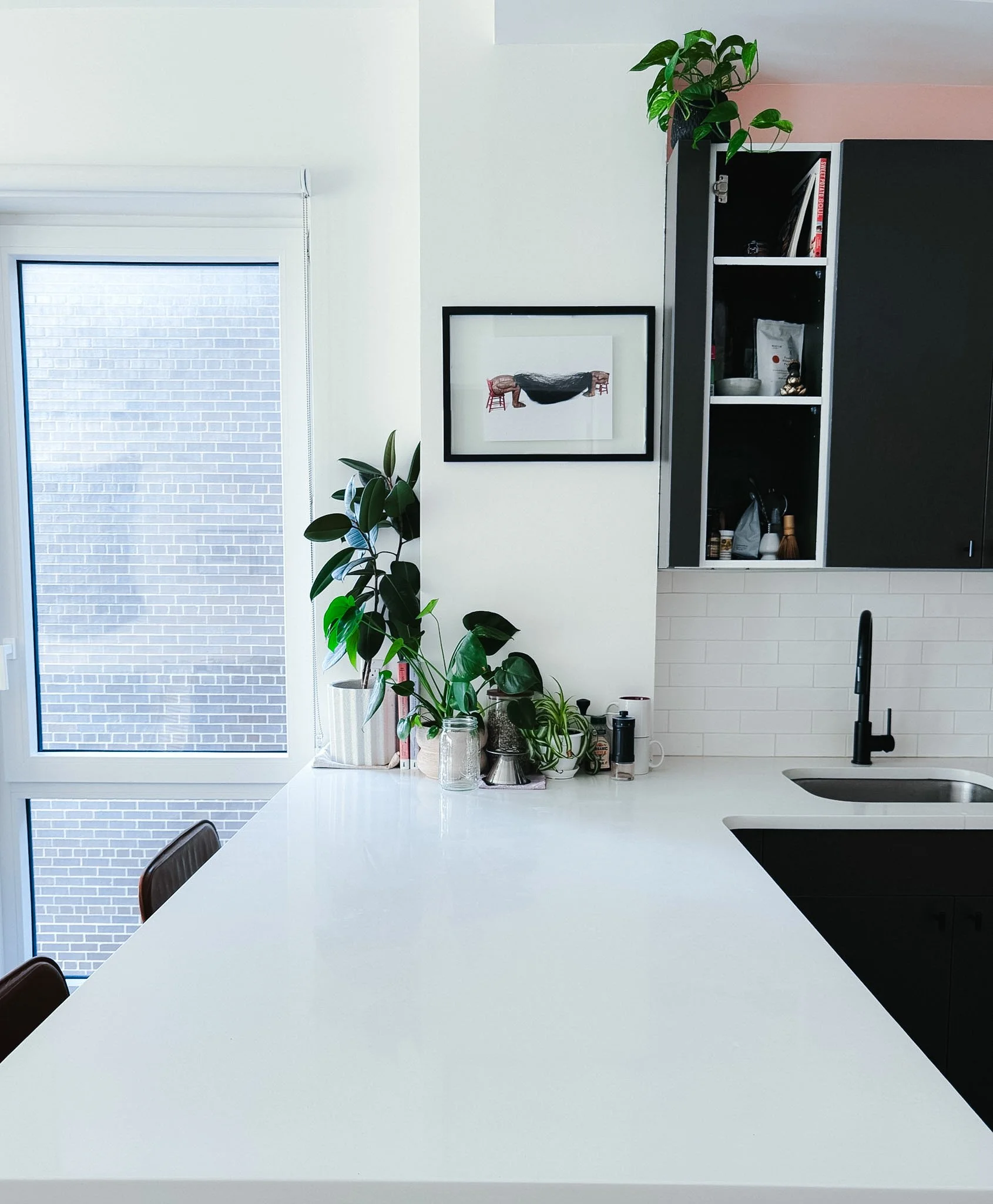 A modern kitchen.