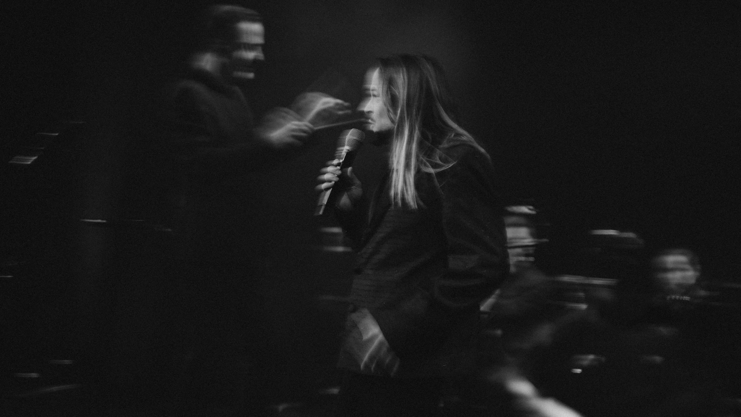 A picture taken by Marco Eberli, showing a band at the legendary Theater Uri.