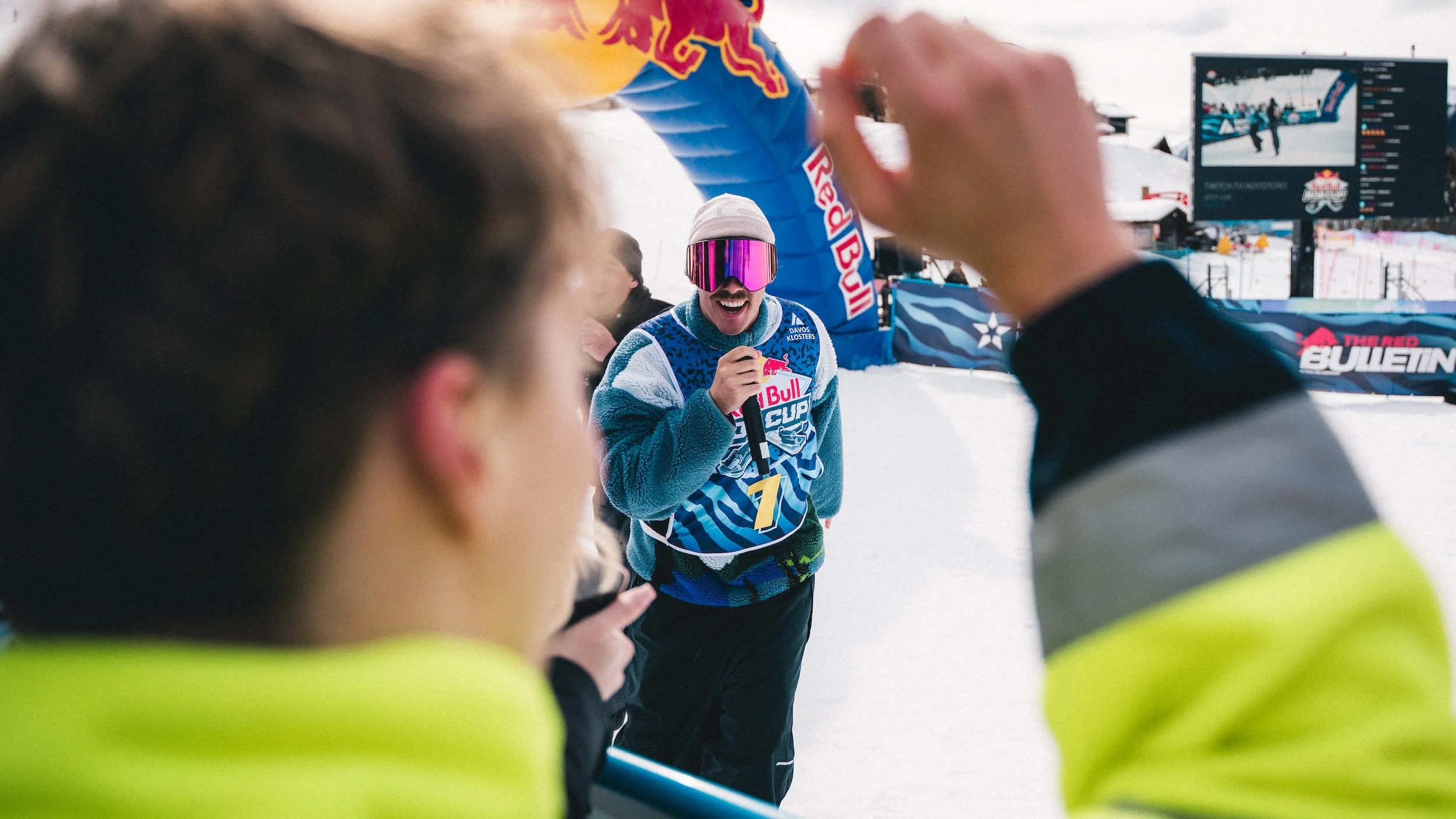 Aditotoro at the Red Bull Bob Cup 2025 in Davos Foto Marco Eberli