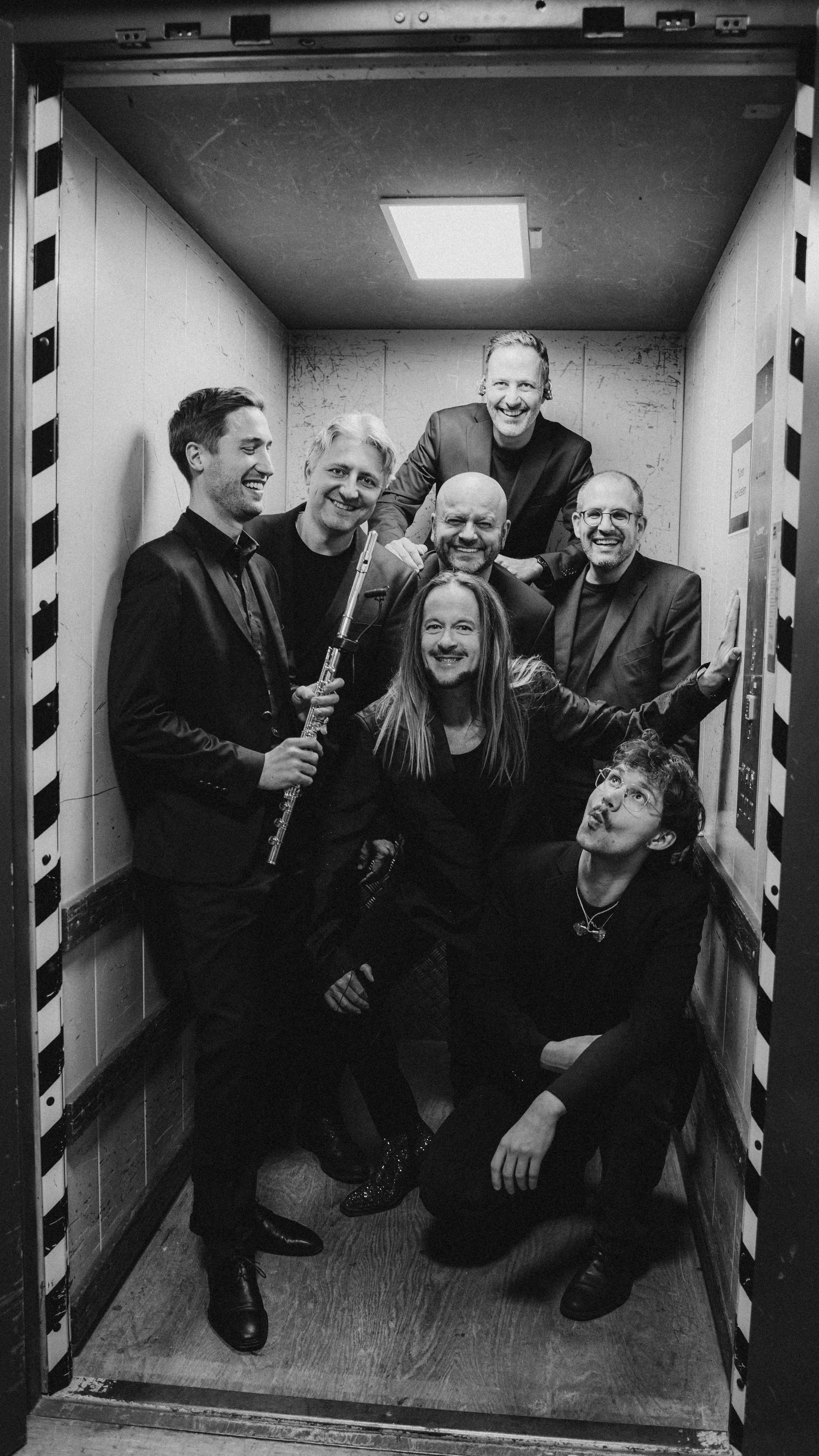A picture taken by Marco Eberli, showing a band at the legendary Theater Uri.