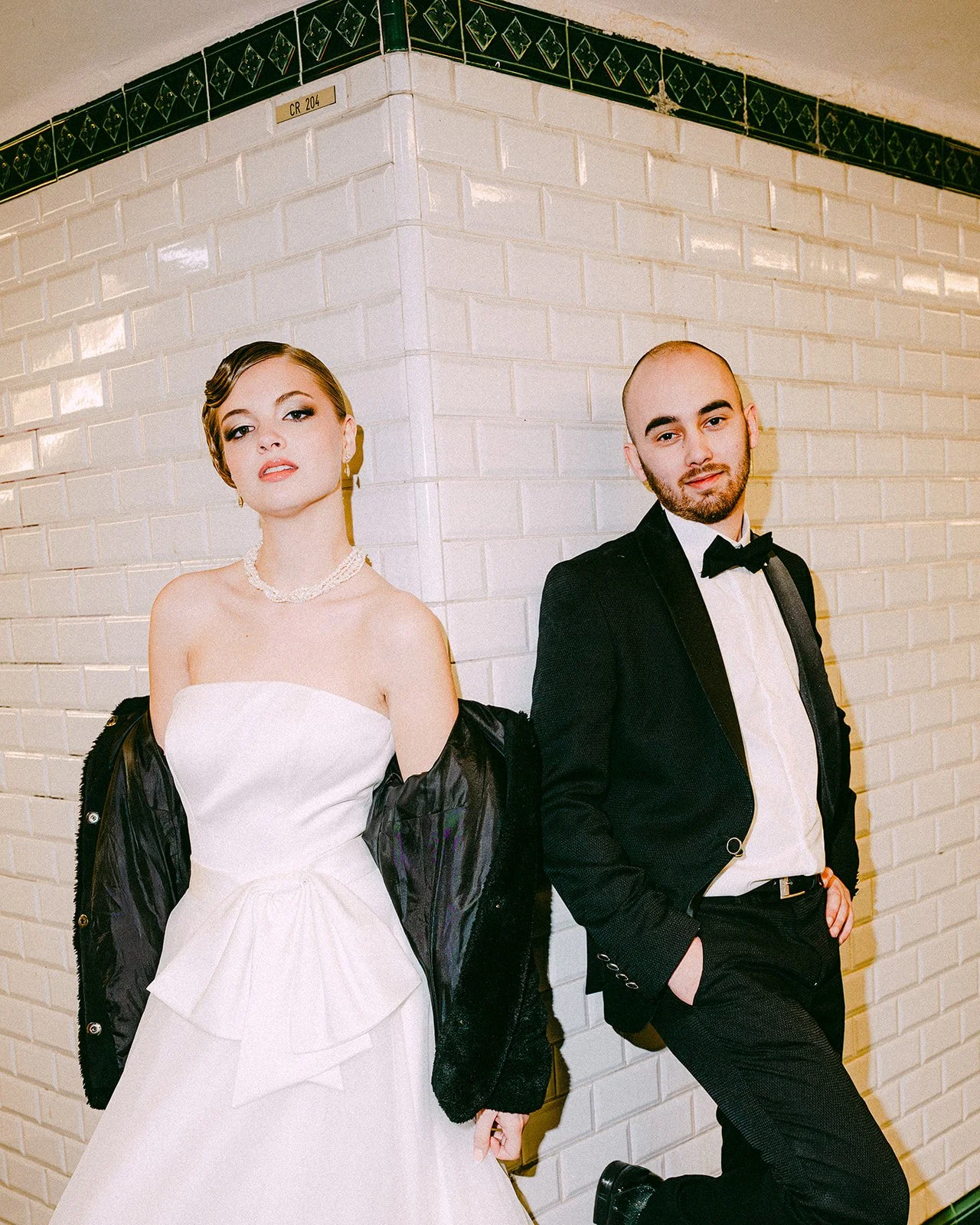 Photo de couple métro paris 