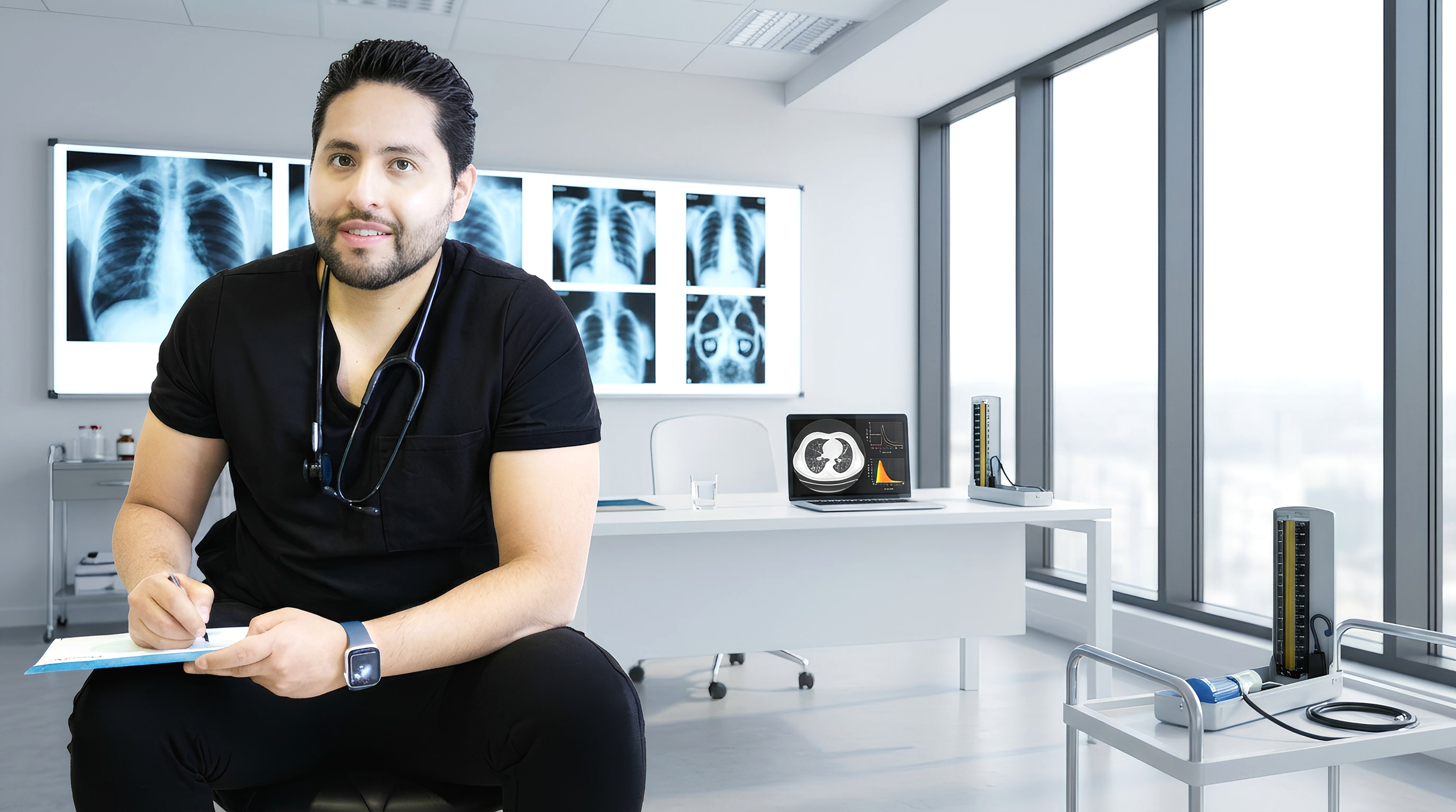 Síntoma respiratorio: dificultad para respirar durante actividades cotidianas.
Síntoma respiratorio: tos persistente que requiere valoración médica.