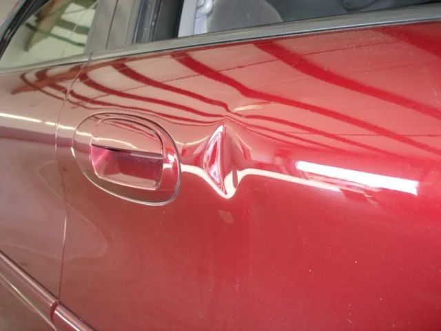 Paintless Dent Repair (PDR) on Door