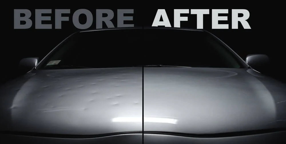 Car Hail Damage - Before & After