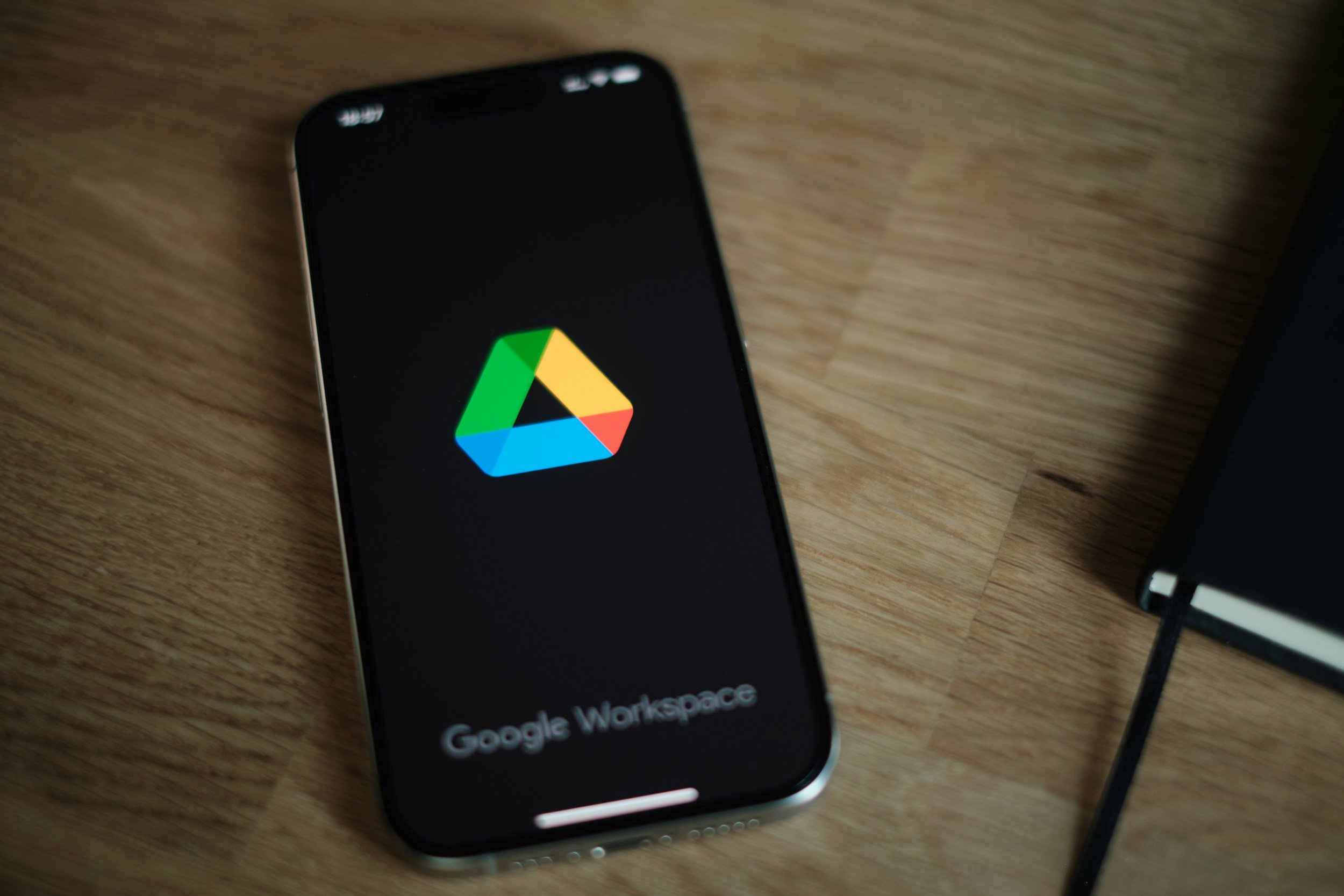 the google drive icon on a phone