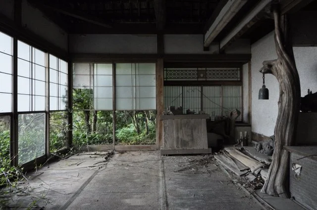 Unoccupied traditional house in rural Japan