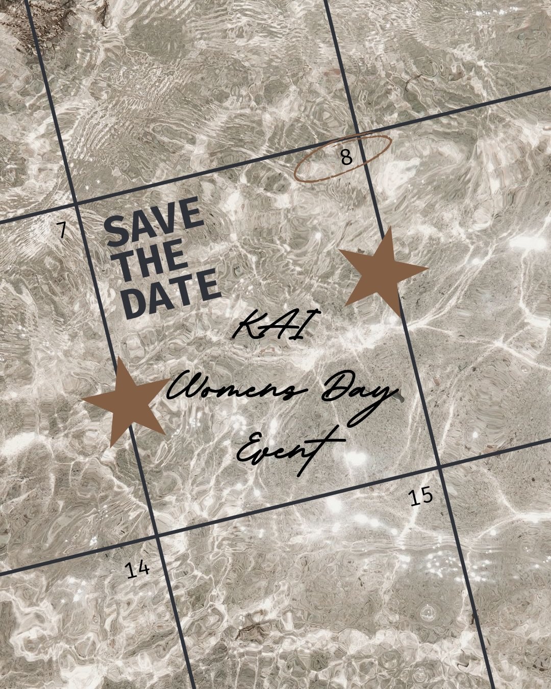 SAVE THE DATES 🤍
Our March Class Calendar is officially here.

✨ March 8 &mdash; Women&rsquo;s Day Event 
We can&rsquo;t wait to give you a first look at the studio and show you what KAI is all about. More details to come 

✨ March 9 &mdash; First C