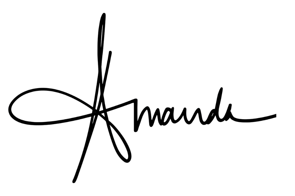 A black line art logo featuring a flower with four petals and the cursive word 'thanks' to the right.