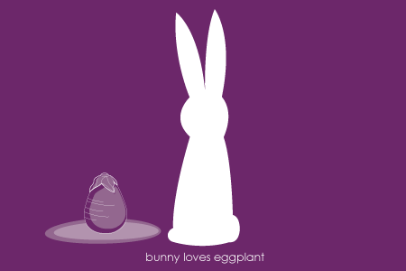 bunnyloveseggplant.gif