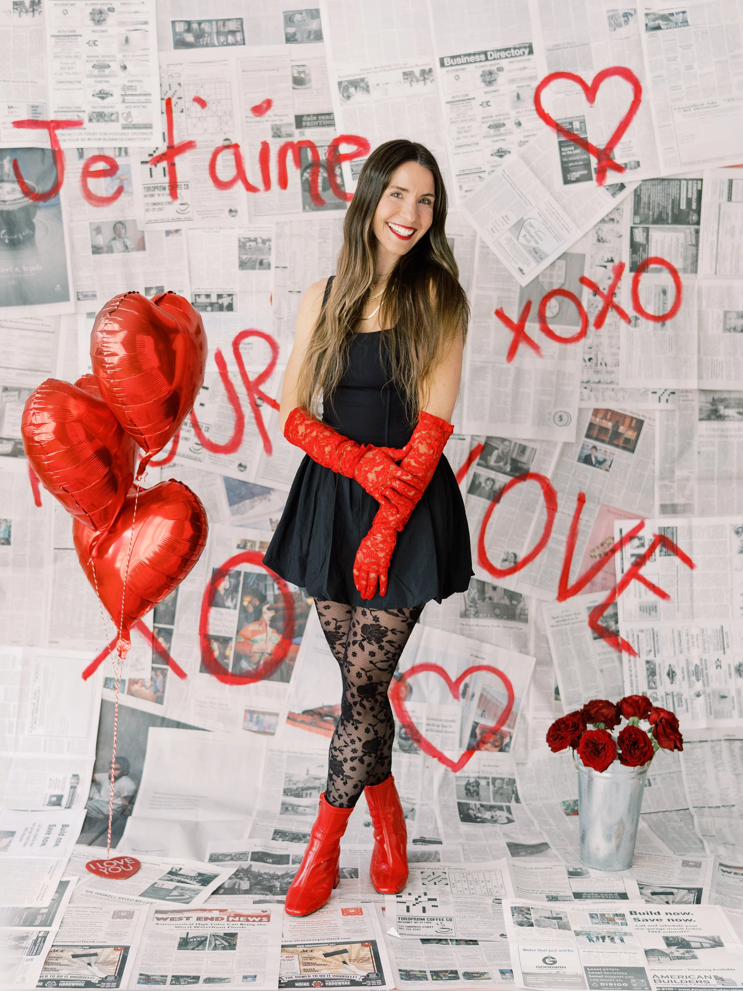 Fete Maine photoshoot florals