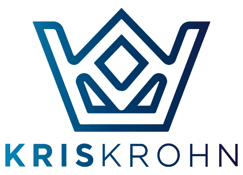 Kris Krohn crown logo.