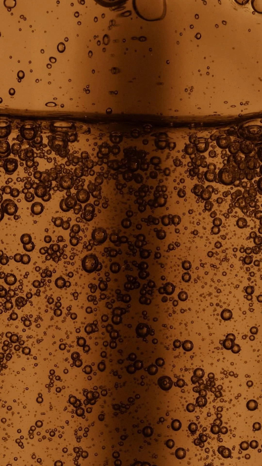 Molecules floating in a test tube