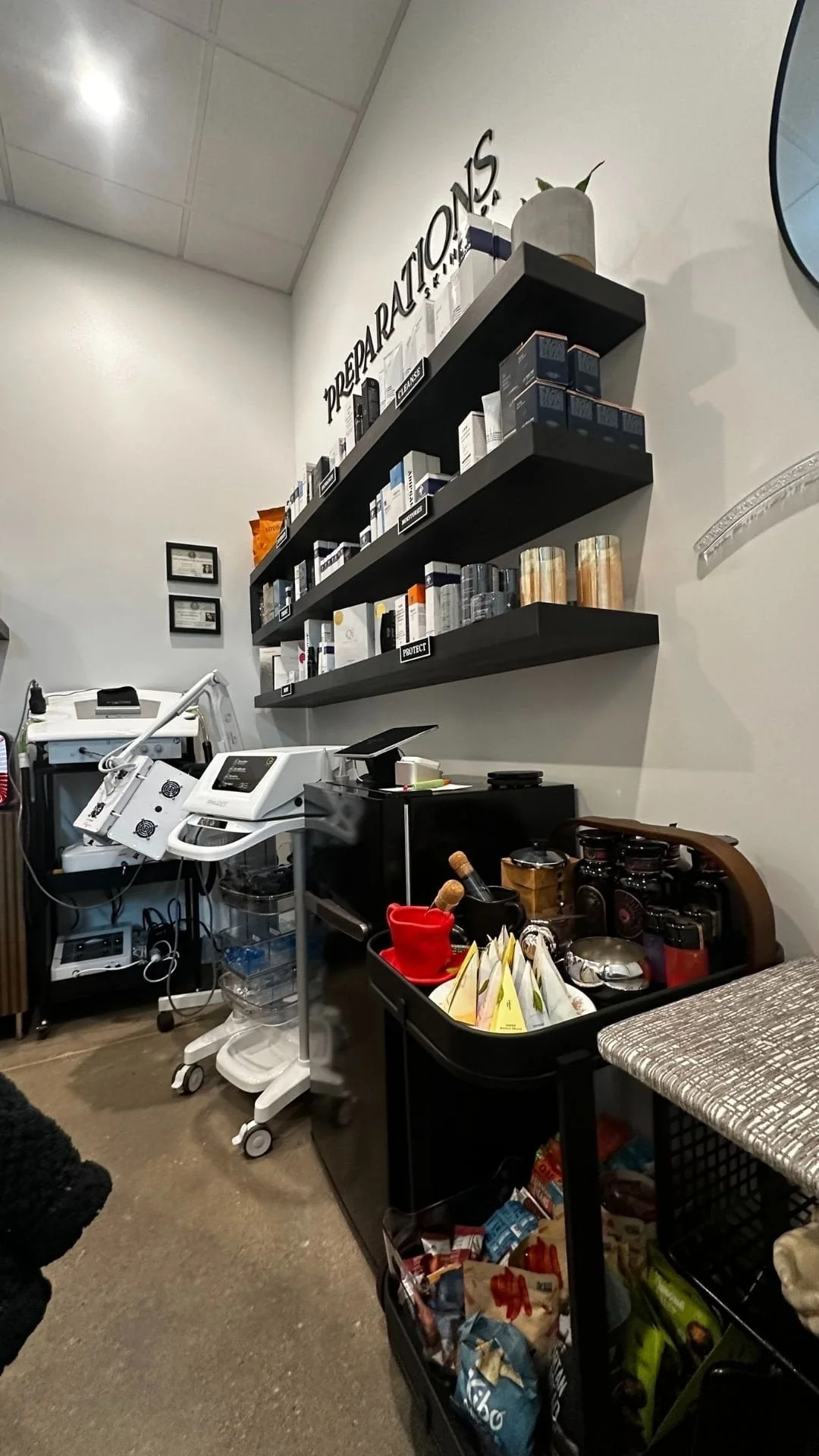 Preparations product wall