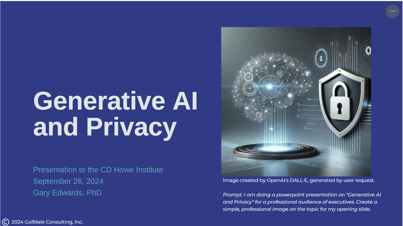 Generative AI and Privacy