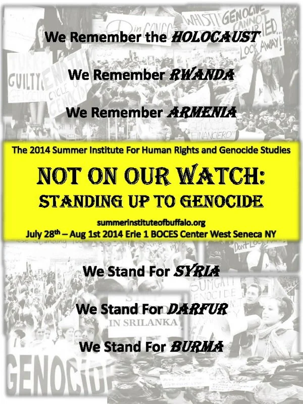 Not on Our Watch: Standing Up to Genocide - 2014