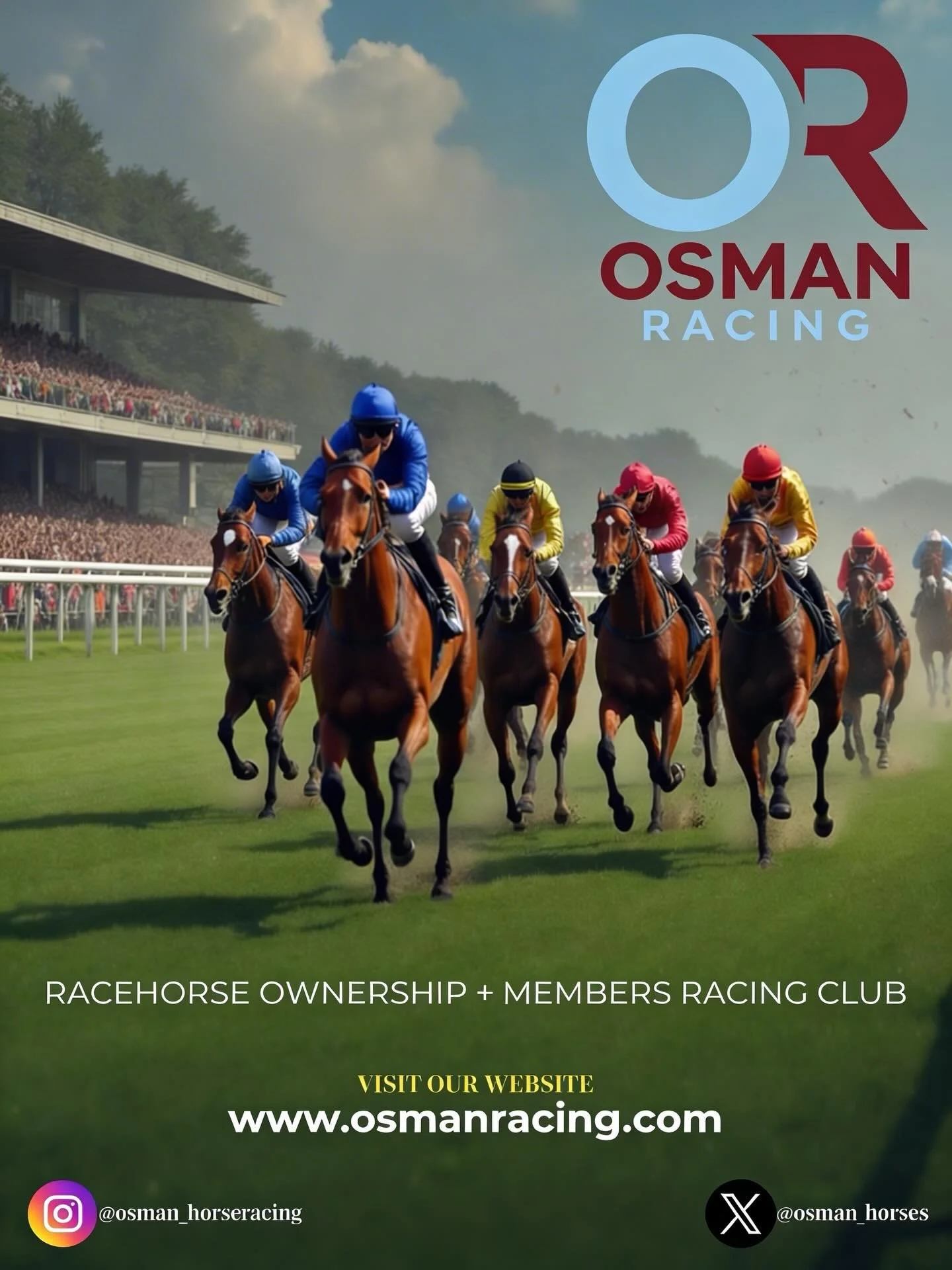 🐎 The Finest Racehorse Syndicates! 🐎

Join our growing community of passionate racing fans and owners.

✨ Personal syndicate management 
🎟️ Owners&rsquo; badges for exclusive perks 
🎯 Regular updates and training videos
🐴 Stable visits 
🤝 Meet 