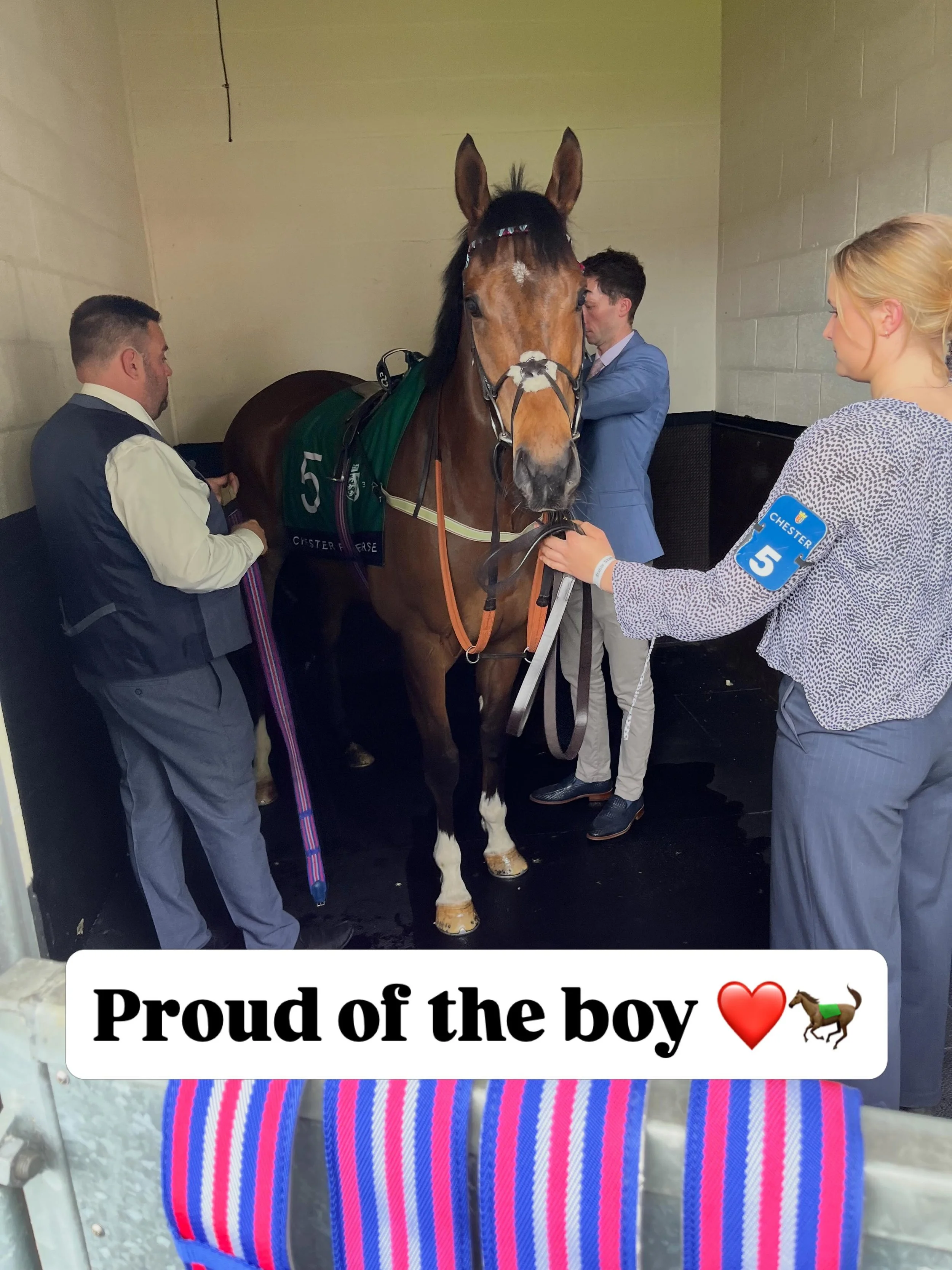 Big thanks to all the team @danhorsfordracing and the no.1 @oisindmurphy for helping to get the Osman Racing journey started today. Our boy Kiniro ran a cracker with no luck and nowhere to go. Lots of fun on the horizon with this lad! 🐎