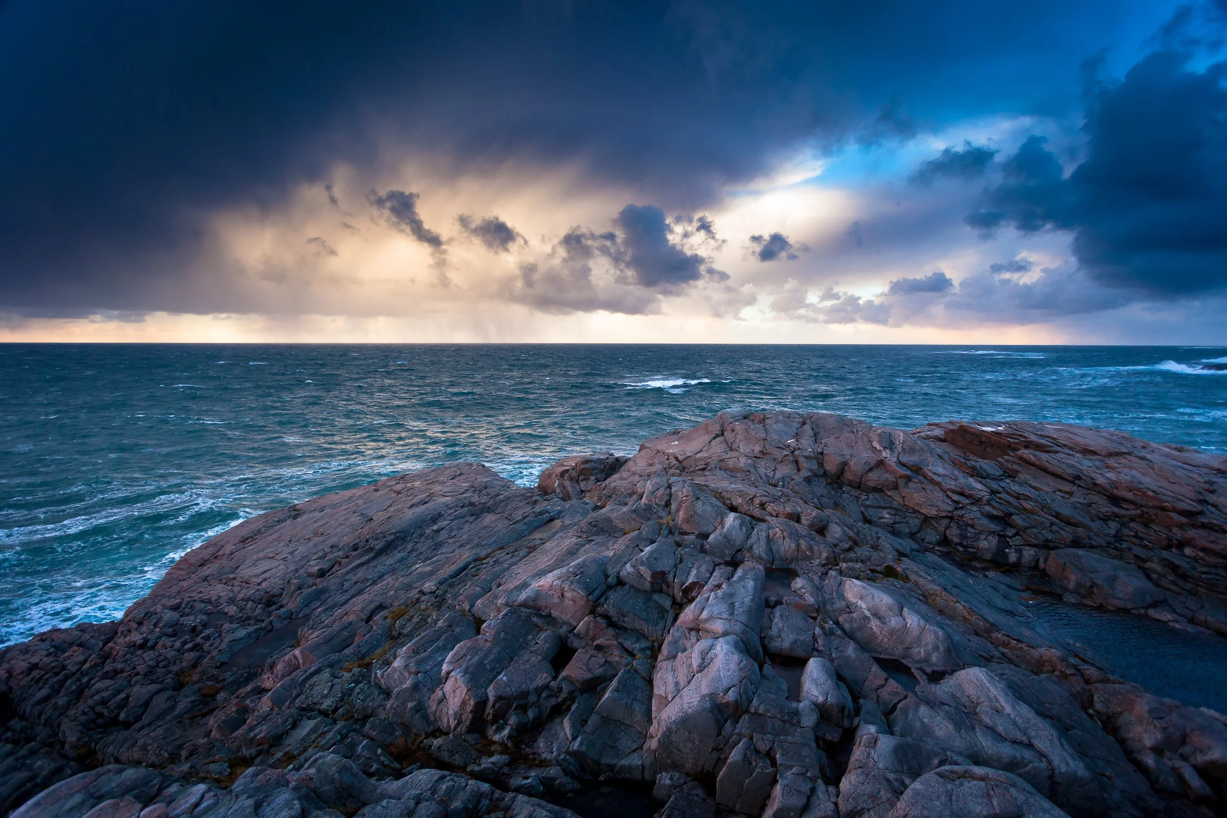 Sea beyond Bergen, Norway—vast coastal horizon outside the city (Golta)