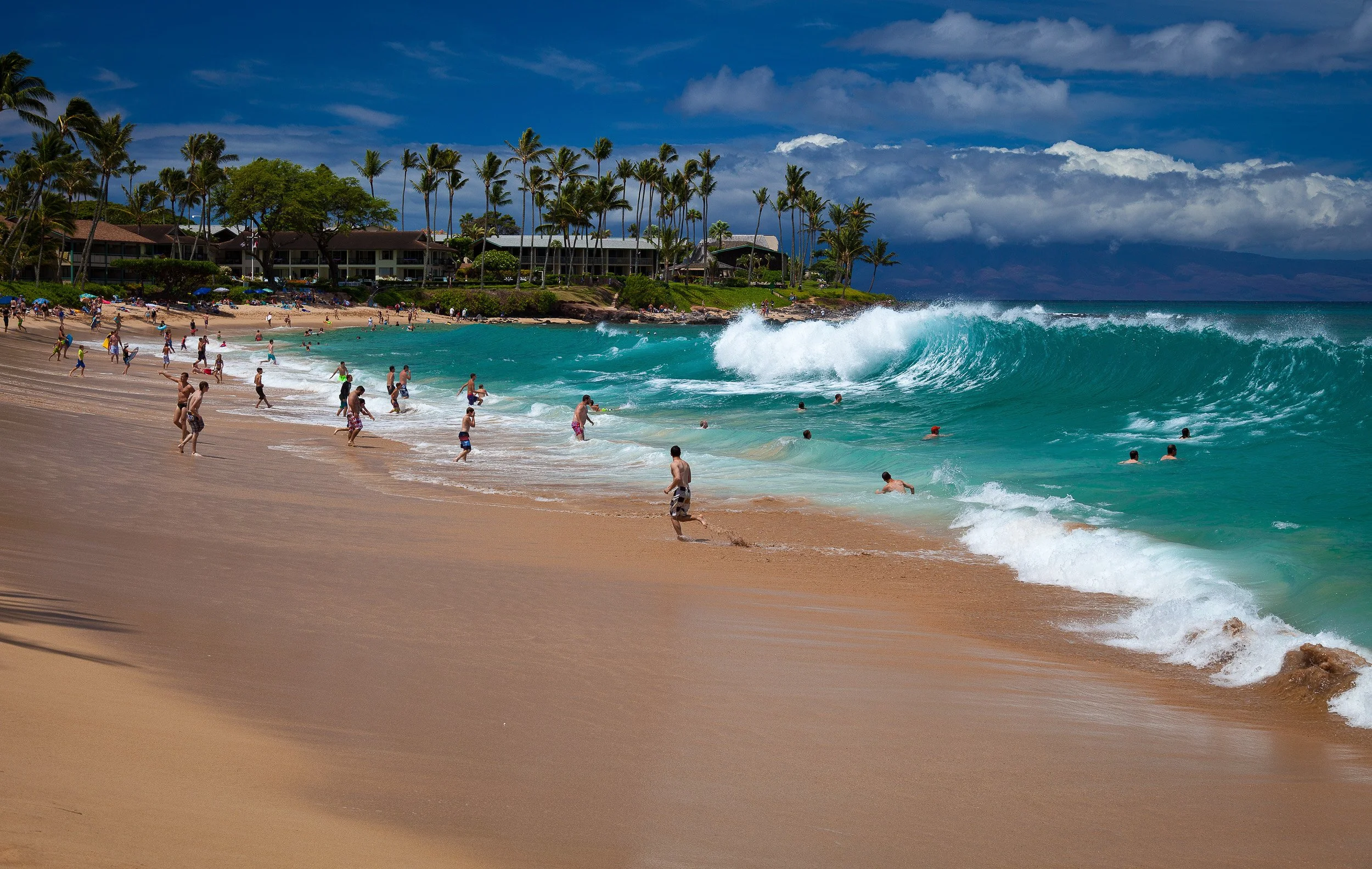 Napili Kai beach at Maui, Hawaii - USA