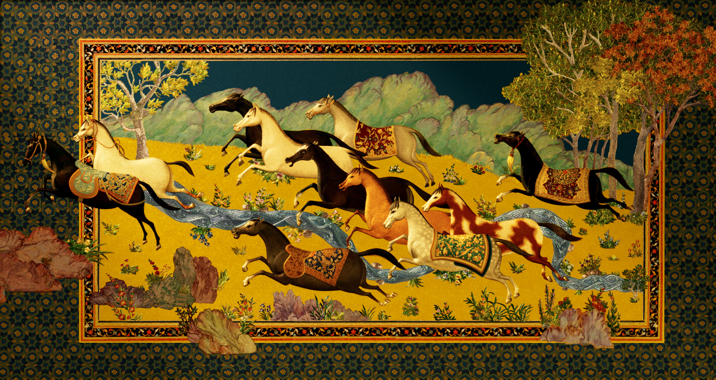 Year of the Horse Persian Miniatures Horizontal.png