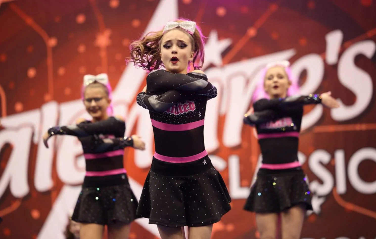 Dance athletes at the Valentine's Classic.