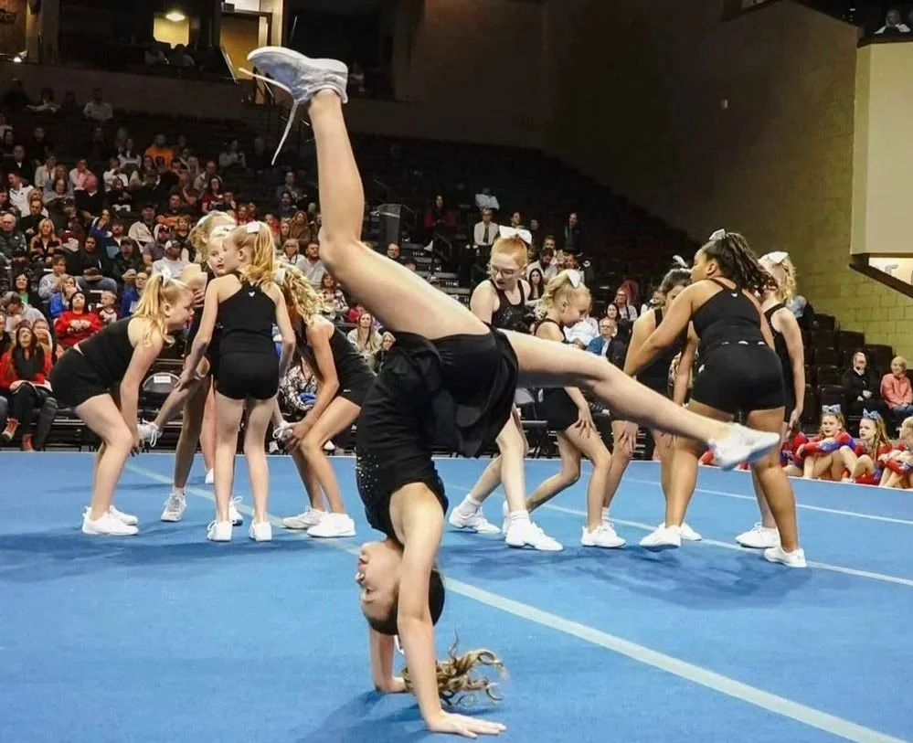 A half season dakota spirit athlete performing at the Sanford Pentagon.