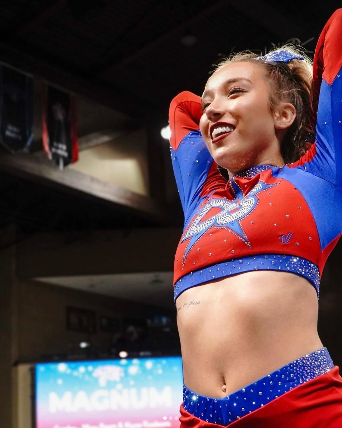 Dakota Spirit Athlete performing in full uniform.