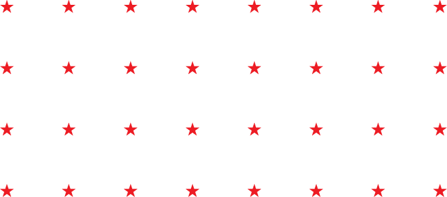 Decorative Red Star Pattern